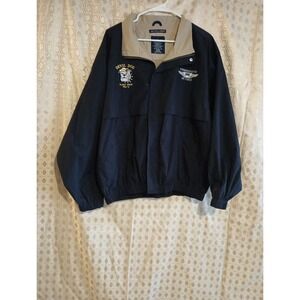 Vintage Conmemorative AIR FORCE windbreaker  jacket DEVILS DOG FLIGHT CREWPBJ-1J